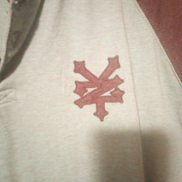 Zoo York men's short sleeve half button pullover tee - Picture 4 of 5